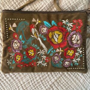 Embroidered Floral Women's Bag